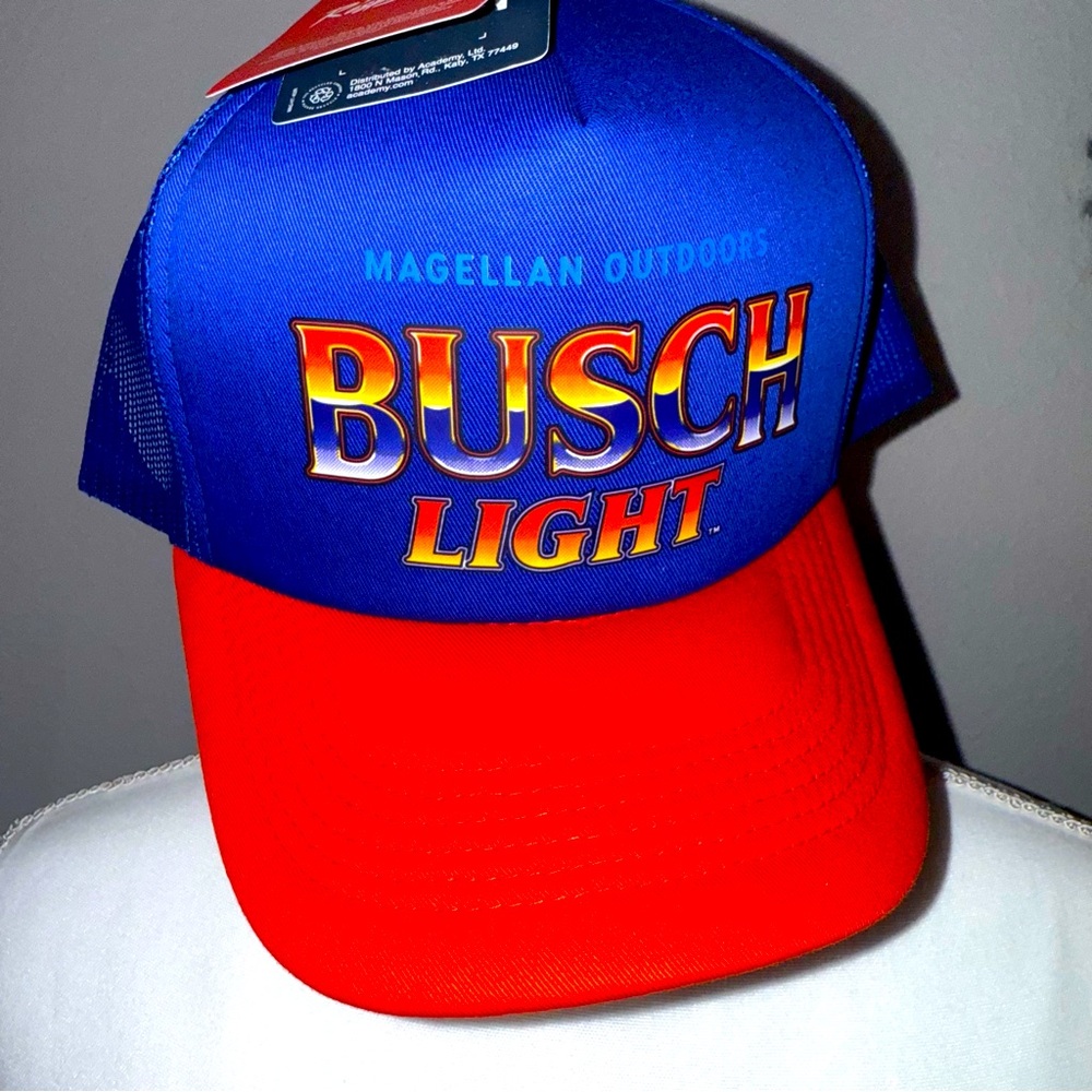 Busch Light Beer Magellan Outdoors Hunting Fishing Cap Hat New NWT